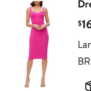 Hot Pink Cocktail Dress